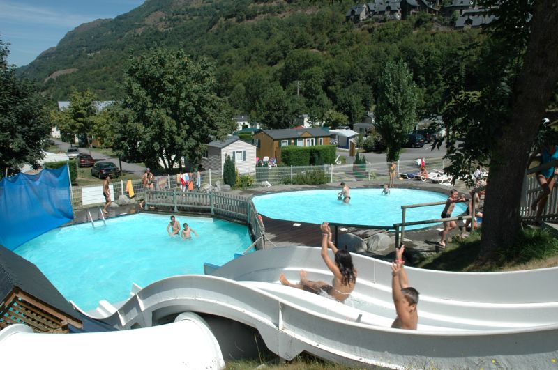 RESIDENCE L'OMBREE, Les toboggans dans le camping Airotel Pyrénées RESIDENCE L'OMBREE : Alquiler residencia Francia Pirineos